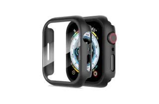 Protector de pantalla para reloj Apple Watch rígido 40mm. Color Negro.