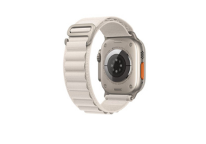Malla Correa Alpina Para Apple Watch 38 40 41 42 44 45 49mm. Color blanco.