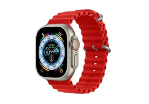 Malla Correa Ocean para Apple Watch. Color Rojo.
