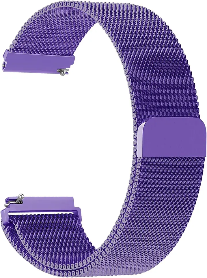 Malla Correa Metálica Para Apple Watch 42-44-45-49mm Color Violeta