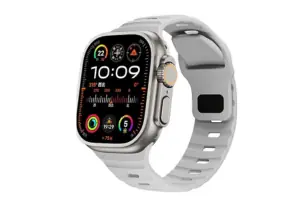 Malla/ Correa de silicona suave Deportiva para Apple Watch. Color Starligth.