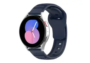 Malla Correa Deportiva Silicona Para Relojes 20mm De Perno. Color Negro.