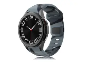 Malla correa deportiva para Samsung Galaxy Watch Unsmart. Color gris camuflado.