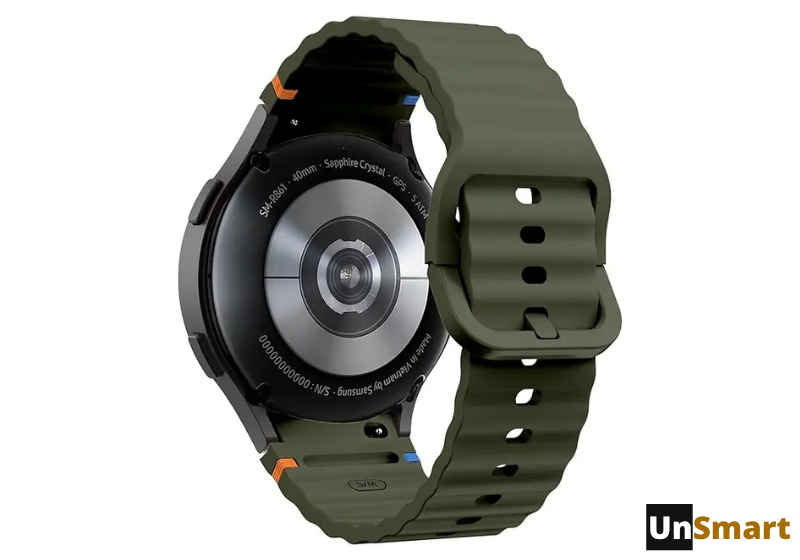 Correa de silicona para Samsung Galaxy Watch 7 / 6 / 5 / 4 - Gris