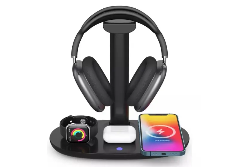 Base De Carga Inalam 4 En 1 Para iPhone AirPods Apple Watch