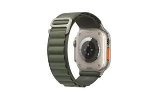 Malla Correa Alpina Para Apple Watch 38 40 41 42 44 45 49mm. Color verde.