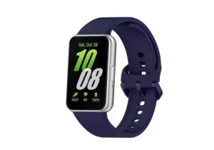 Malla Silicona Correa Para Samsung Galaxy Fit 3. Color Azul