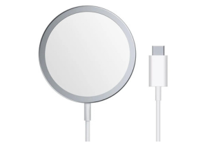 Cargador Inalámbrico Qi Magsafe 15w Compatible para Iphone color blanco