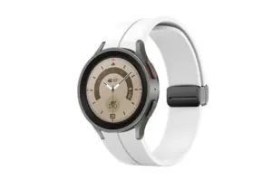 Malla Correa Para Samsung Galaxy Watch 5/4 Cierre Magnético. Color Blanco.