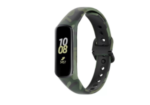 Malla Correa Para Samsung Galaxy Fit 2 R220 Camuflado Verde