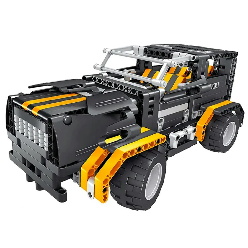 AUTO A BATERIA CON CONTROL REMOTO RADIO CONTROLADO ARMABLE EN BLOCKS Mod:8001S