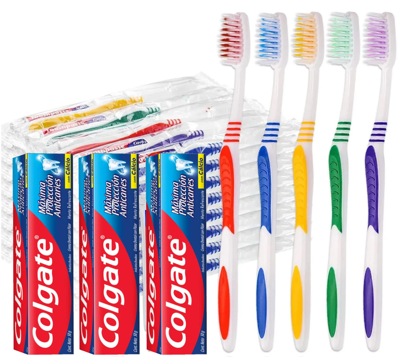 Promo Dientes Limpitos - Cepillo y Pasta de Diente Colgate 50Gr