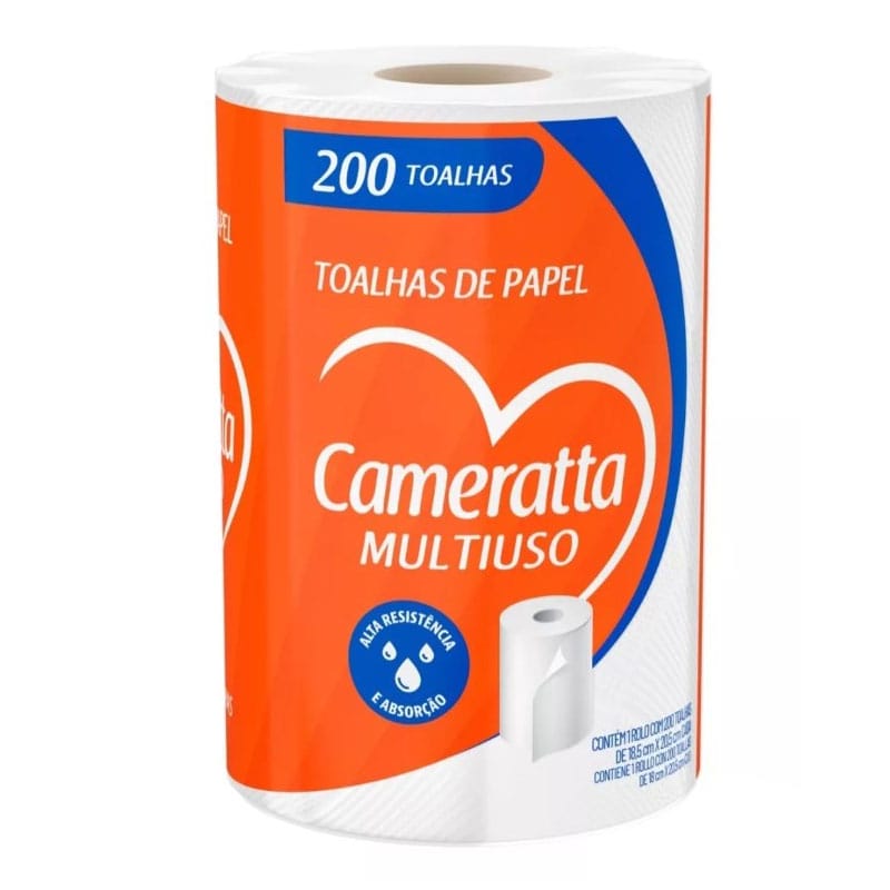 TOALLA DE COCINA CAMERATTA X1 ROLLOS 200 HOJAS