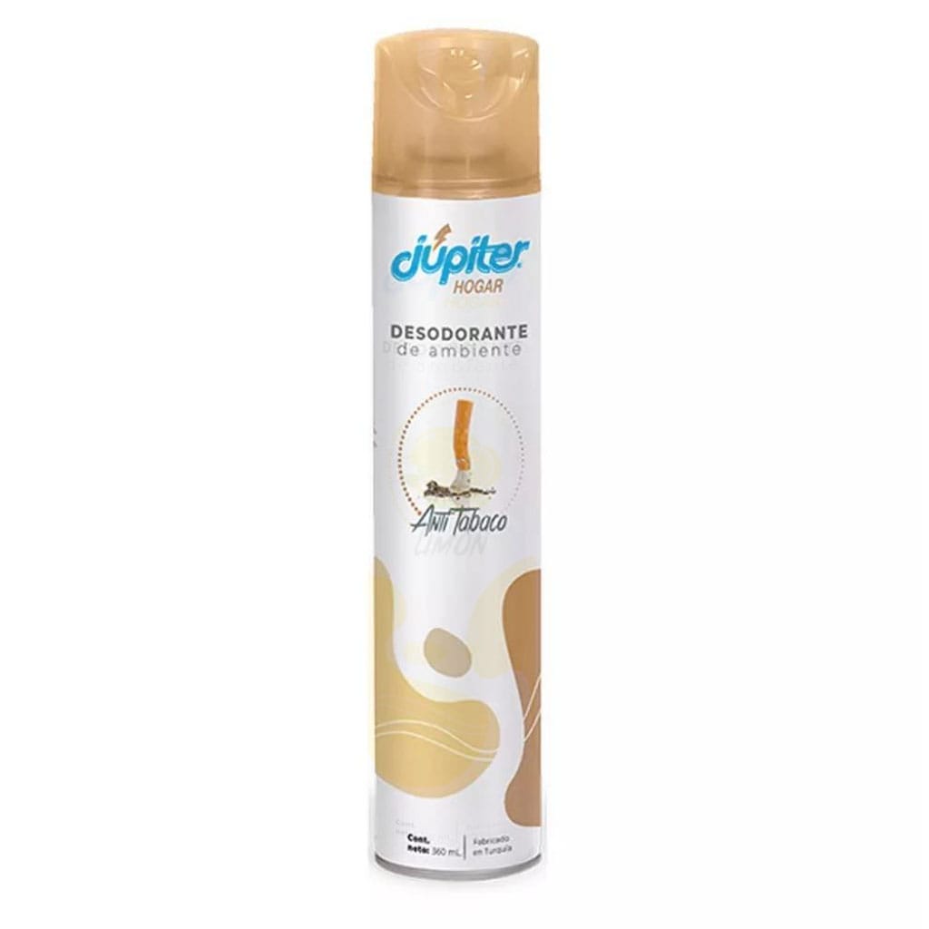 DESODORANTE DE AMBIENTE EN AEROSOL JUPITER ANTI-TABACO 360ML