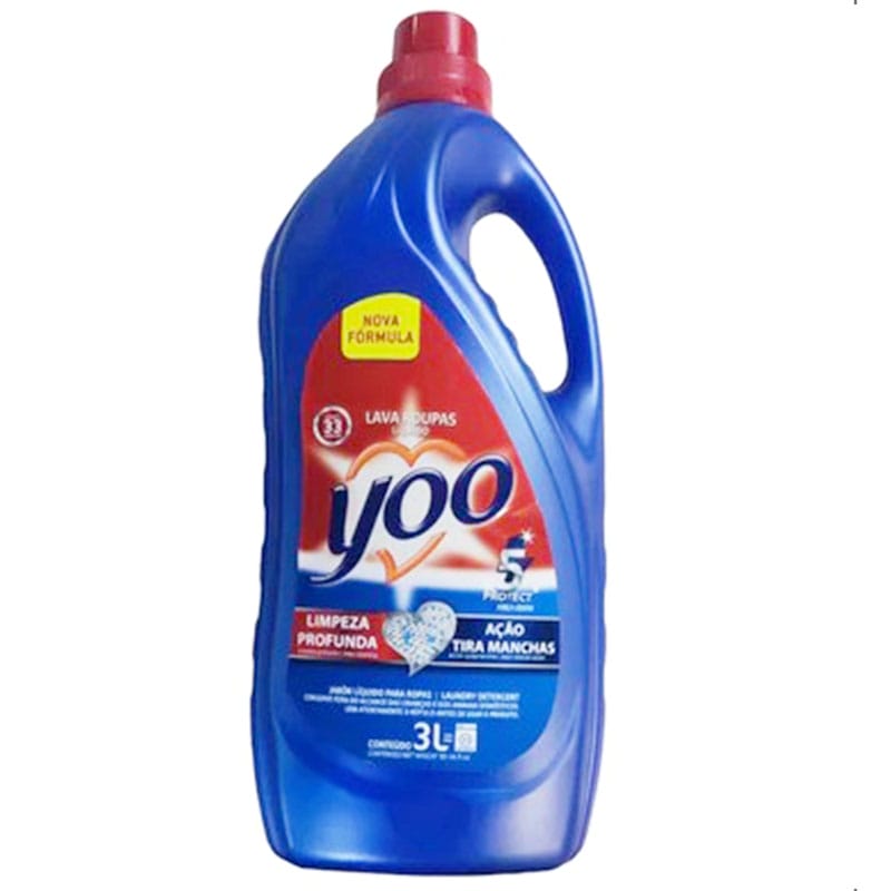 JABON LIQUIDO PARA ROPA YOO 3 LITROS (RINDE 33 LAVADOS)