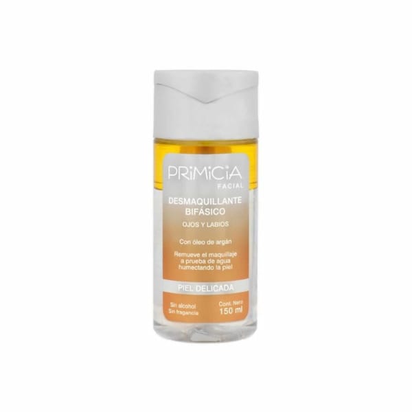 DEMAQUILLANTE BIFASICO PRIMICIA 150ML(CON OLEO DE ARGAN)