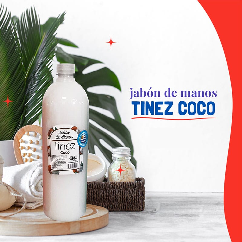 JABON LIQUIDO PARA MANOS TINEZ 1 LITRO ( COCO)