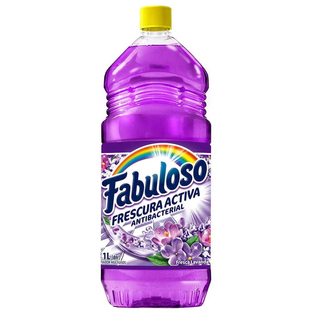 FABULOSO 1LT. LAVANDA FRESCA 2X LIMPIADOR MULTIUSO ANTIBACTERIAL  Y ANTIVIRAL