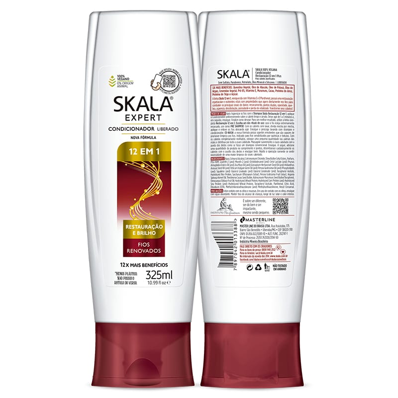 ACONDICIONADOR SKALA 12 EN 1 325ML (RESTAURACION Y BRILLO)