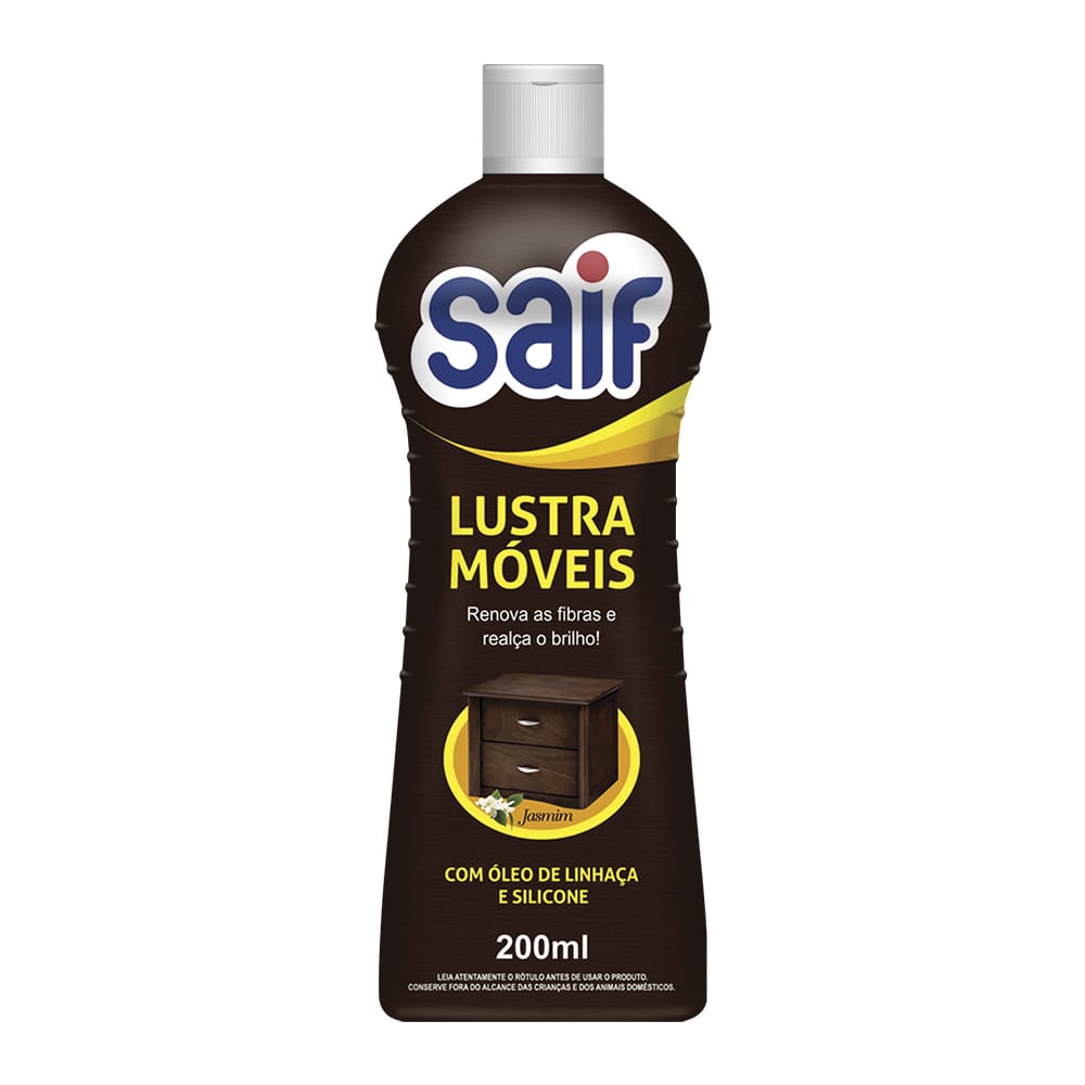 LUSTRA MUEBLE CON ACEITE DE LINAZA Y SILICONA JAZMIN 200ML