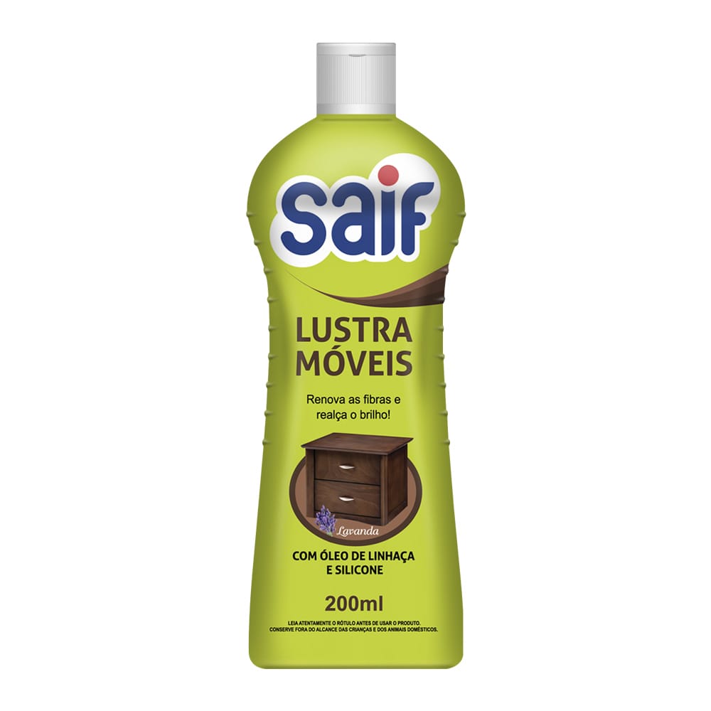 LUSTRA MUEBLE CON ACEITE DE LINAZA Y SILICONA LAVANDA 200ML