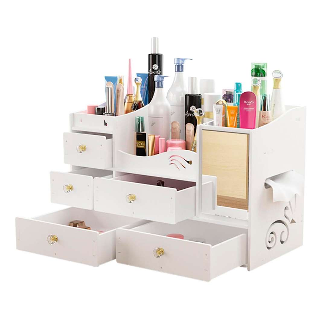 ORGANIZADOR MULTIFUNCIONAL COSMETICOS BLANCO (PRECIO ESPECIAL HASTA EL 10 DE AGOSTO)
