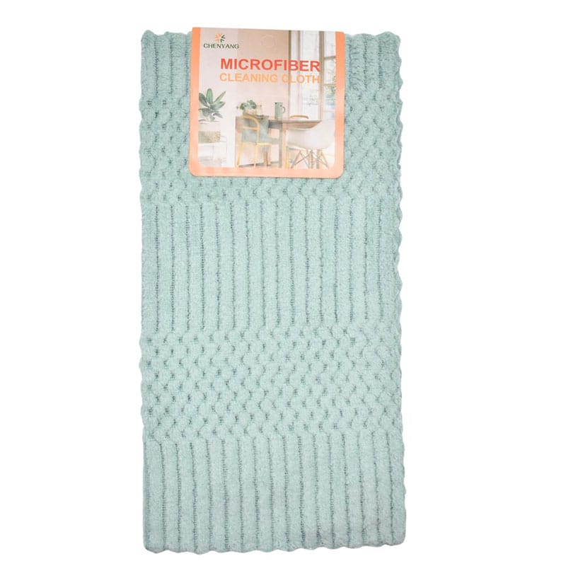 PAÑO DE MICFROFIBRA PARA LIMPIEZA 30x30CM CELESTE