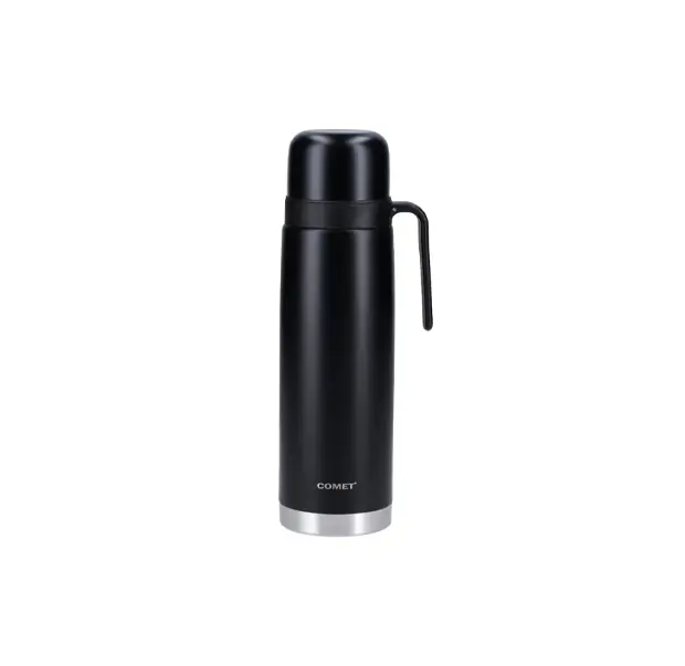 Termo Comet con Asa Negro 1lts