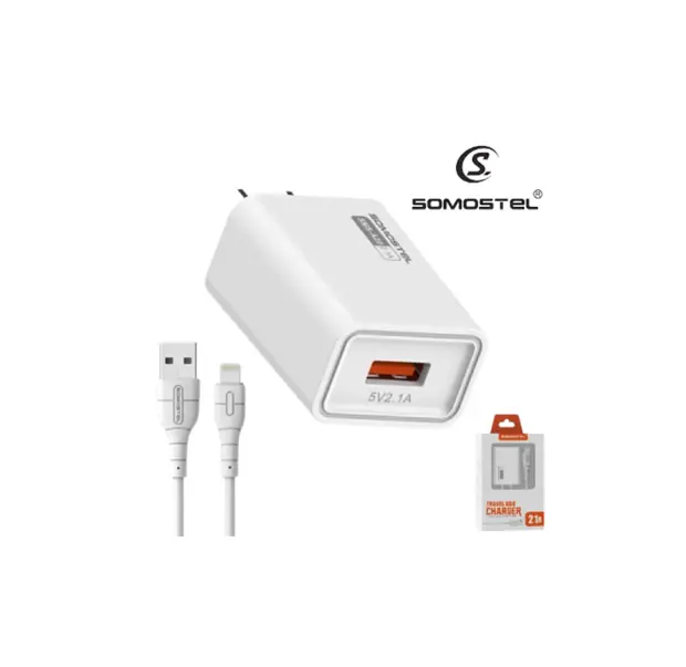 Cargador + Cable Iphone Somostel