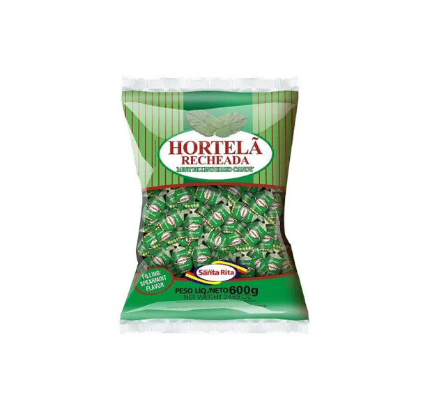 Caramelos Duros Menta Santa Rita 600g