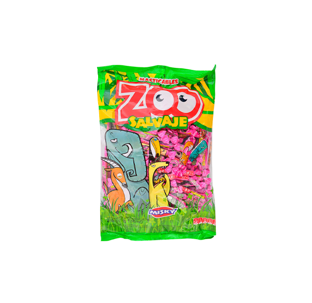 Caramelos Masticables Zoo Salvaje 498grs