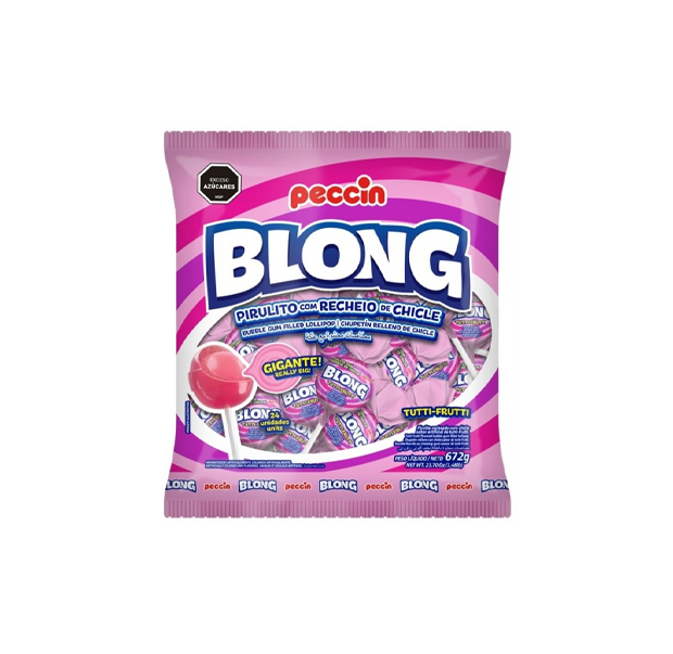 Chupetines Blong Tuti Fruti con Chicle 24 un