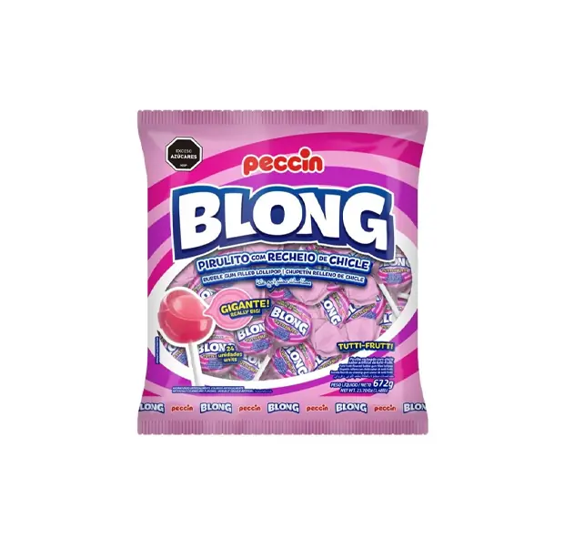 Chupetines Blong Tuti Fruti con Chicle 24 un