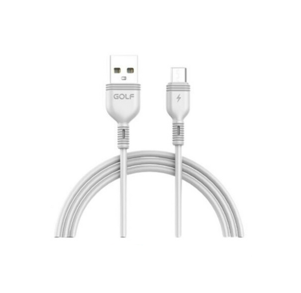 Cable Micro usb a USB GOLF Blanco