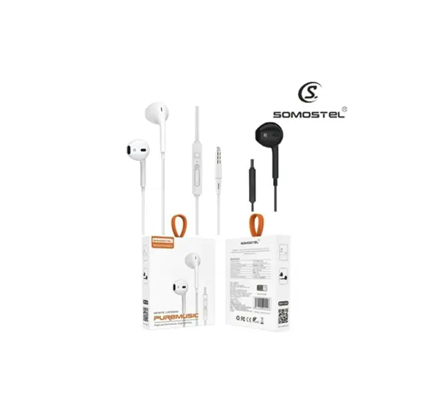 Auriculares Somostel PureMusic Negros