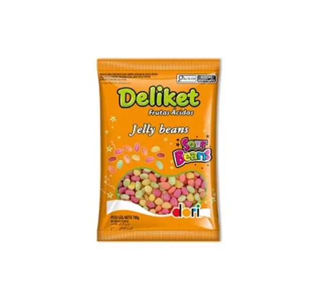 Grageas Ácidas Jelly Beans DELIKET 700grs