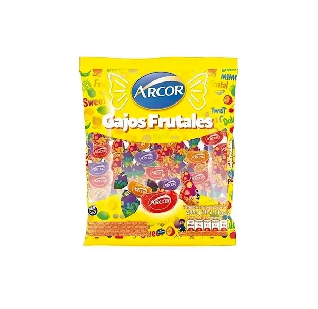 Caramelos Duros Gajitos Frutales Ácidos 485g