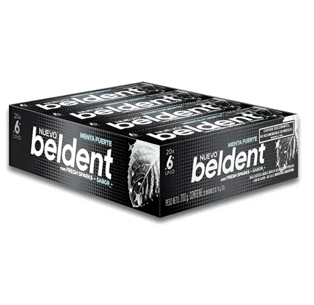 Chicle Beldent x20 - Negro