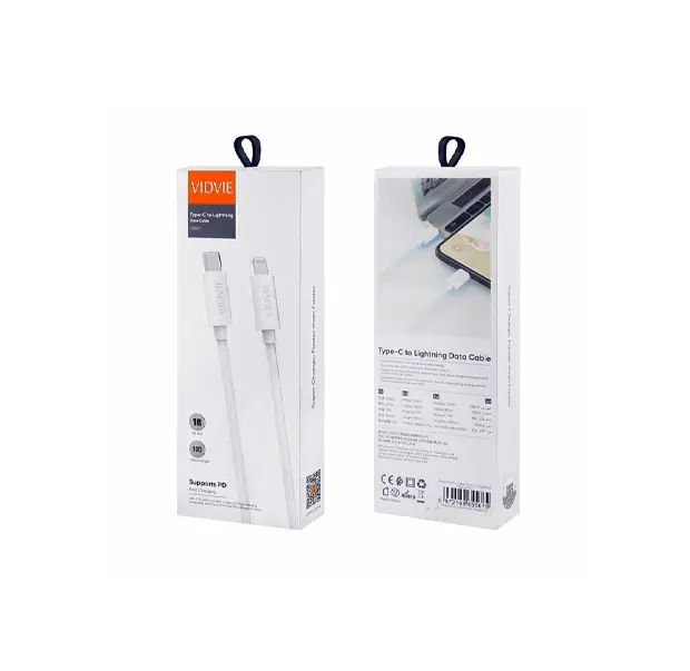 Cable Tipo C a Iphone 20w Vidvie Calidad Top