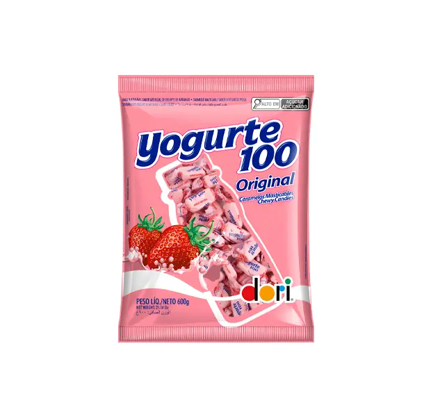 Caramelos Masticables Yogurte x 100