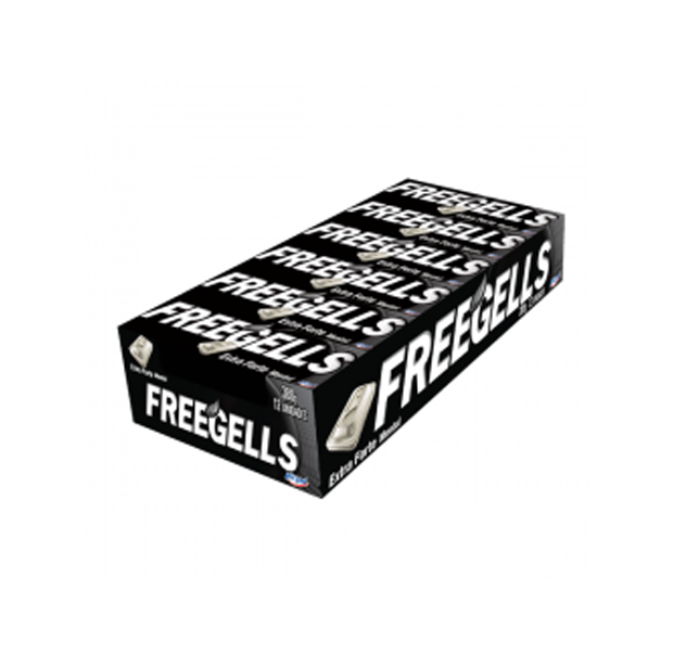 Pastillas FREEGELLS Menta Fuerte x12