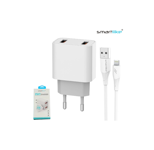 Cargador + Cable Para Iphone 2.4A Smartilike