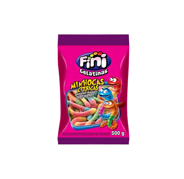Gomitas Fini Gusanitos Ácidos 500g