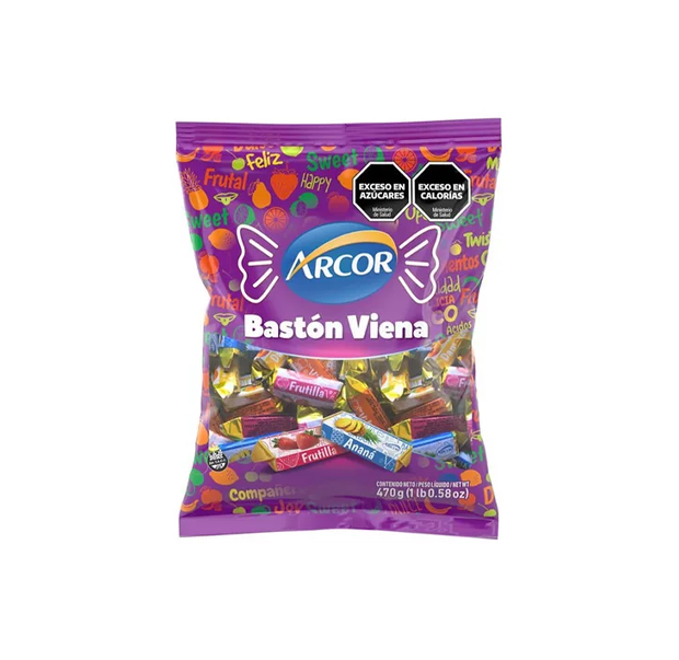 Caramelos Duros Viena Frutales 470g