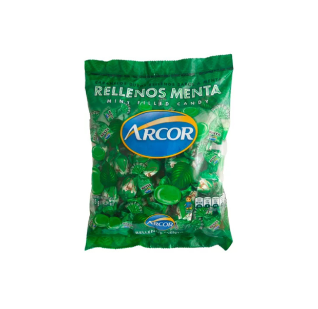 Caramelos Duros Menta Rellenos 405g