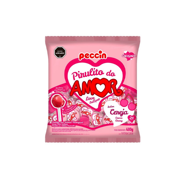 Chupetin AMOR x24un - Cereza