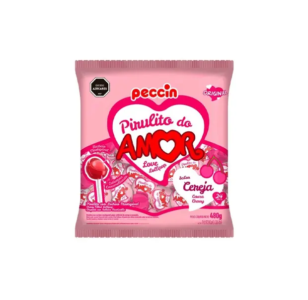 Chupetin AMOR x24un - Cereza