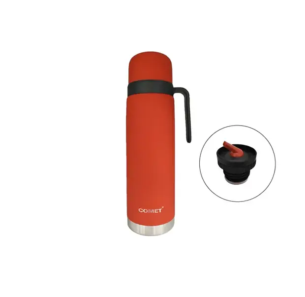 Termo Comet con Asa Rojo 1lts