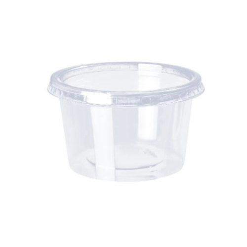 Potes Descartables 140 Cc con Tapa