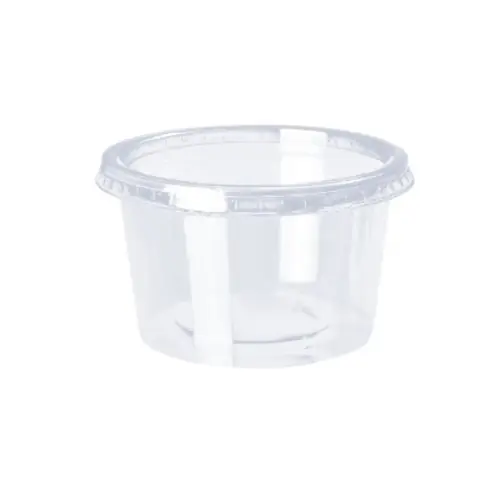 Potes Descartables 250 Cc con Tapa